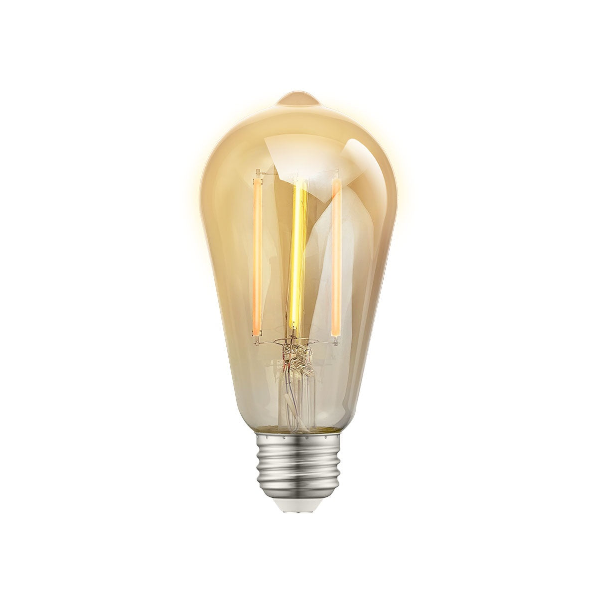 Bombilla LED inteligente Wi-Fi / 110V / ST19 / Color ambar - Bombilla LED inteligente Wi-Fi / 110V / ST19 / Color ambar -